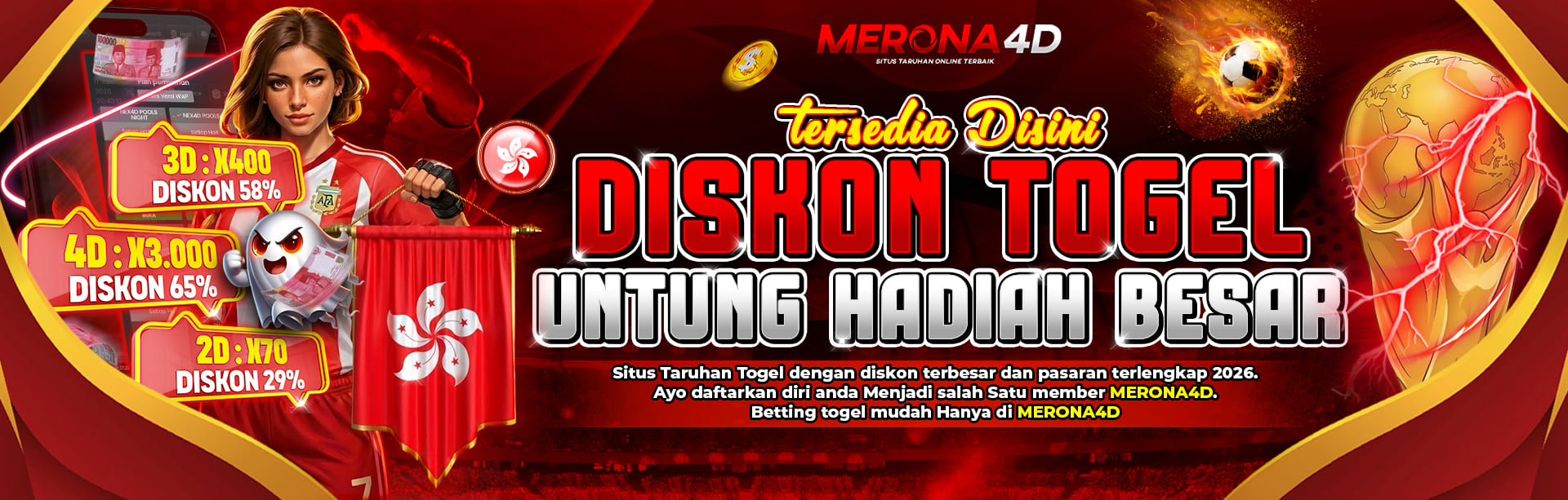 DISKON TOGEL TERBESAR BERSAMA MERONA4D