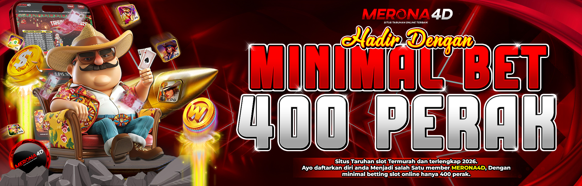 SLOT BETTINGAN 400 PERAK RUPIAH DI MERONA4D