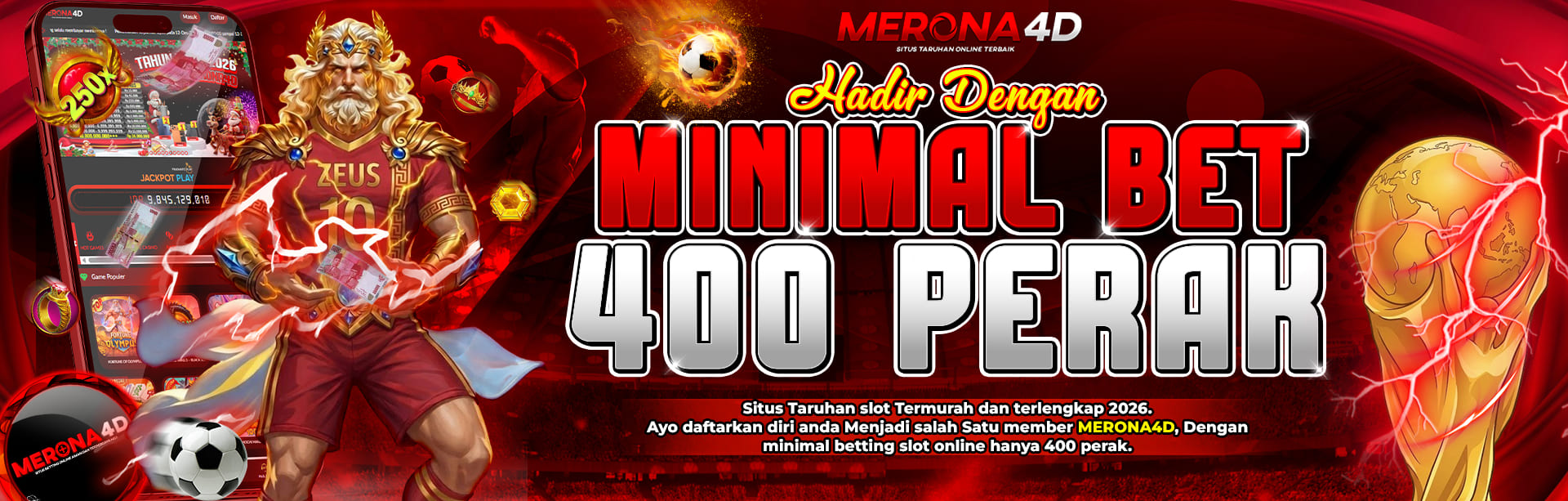SLOT BETTINGAN 400 PERAK RUPIAH DI MERONA4D