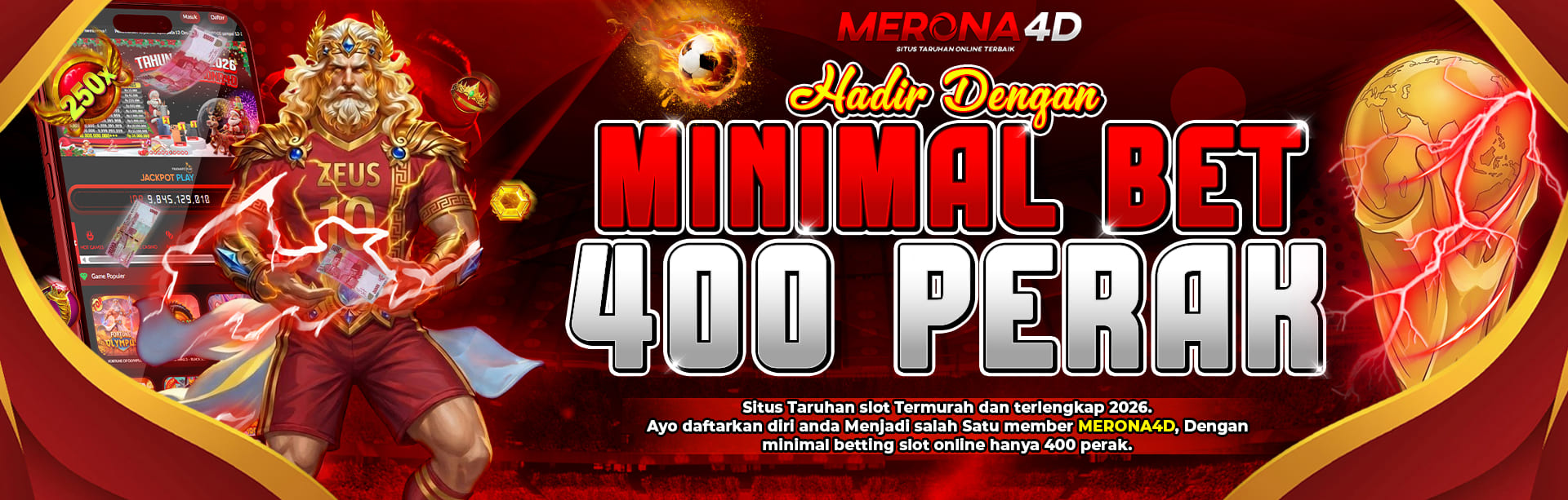 SLOT BETTINGAN 400 PERAK RUPIAH DI MERONA4D