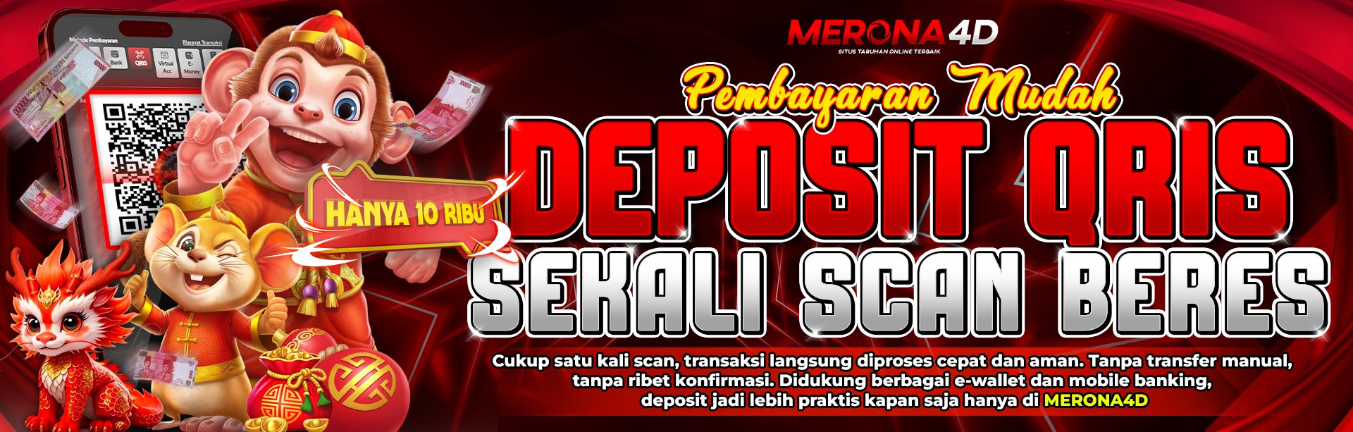 DEPOSIT KILAT 1 DETIK PAKAI QRIS DI MERONA4D