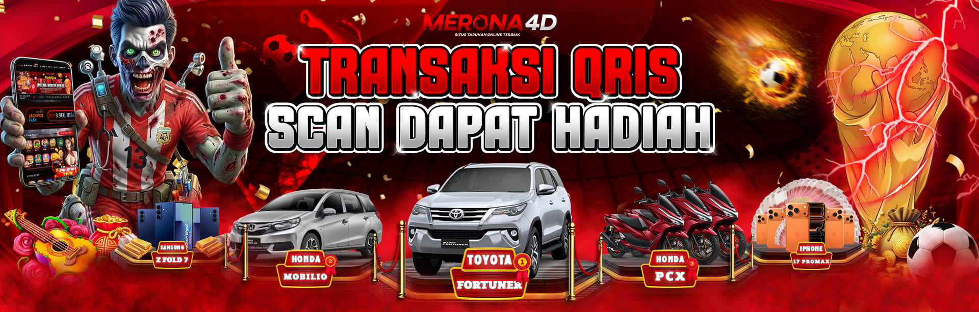 EVENT REWARD QRIS MERONA4D