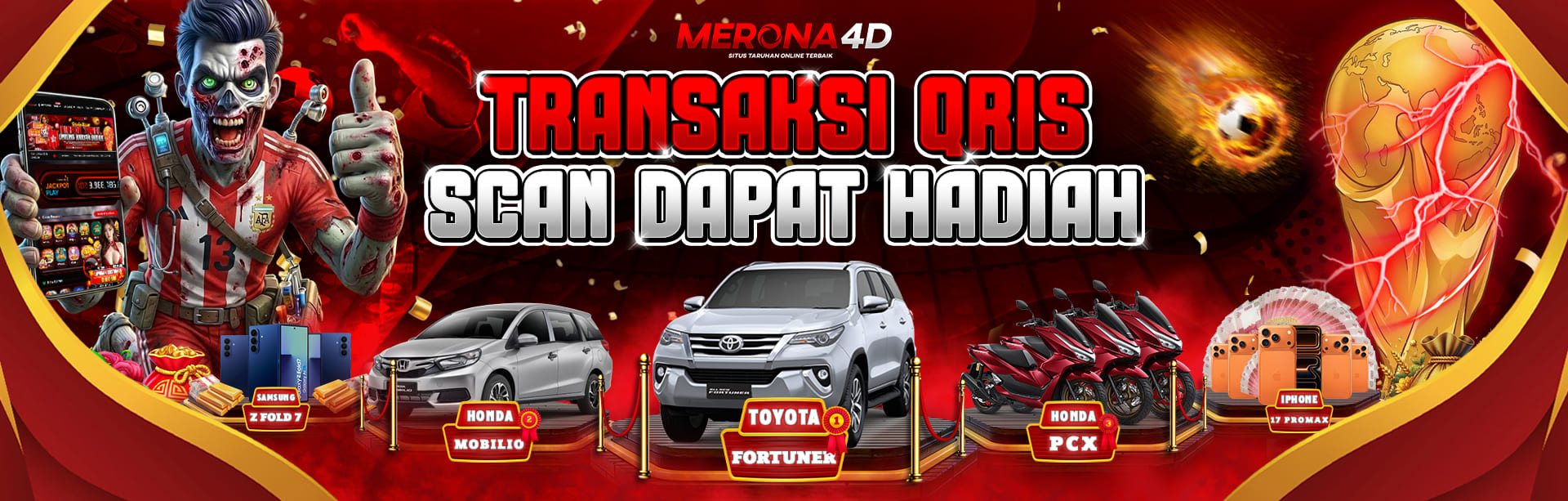 EVENT REWARD QRIS MERONA4D